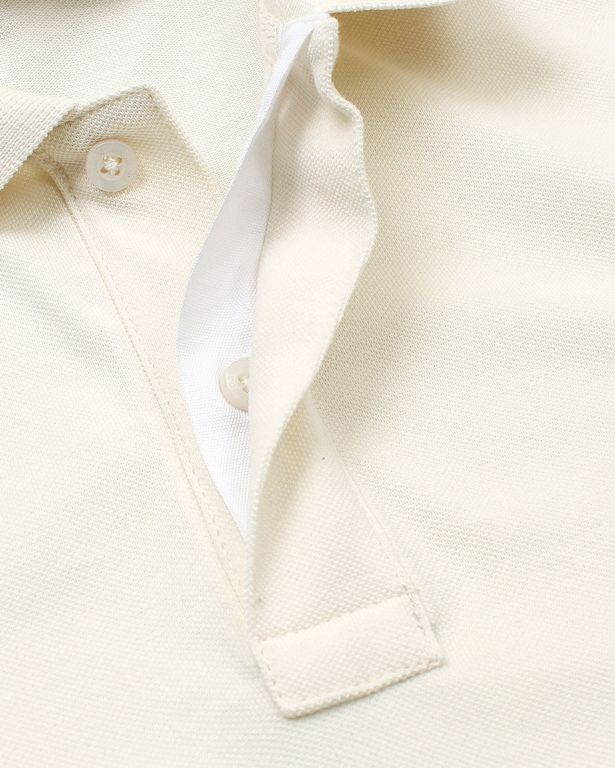 Premium Men's Lac. Classic Polo Shirt - Off White