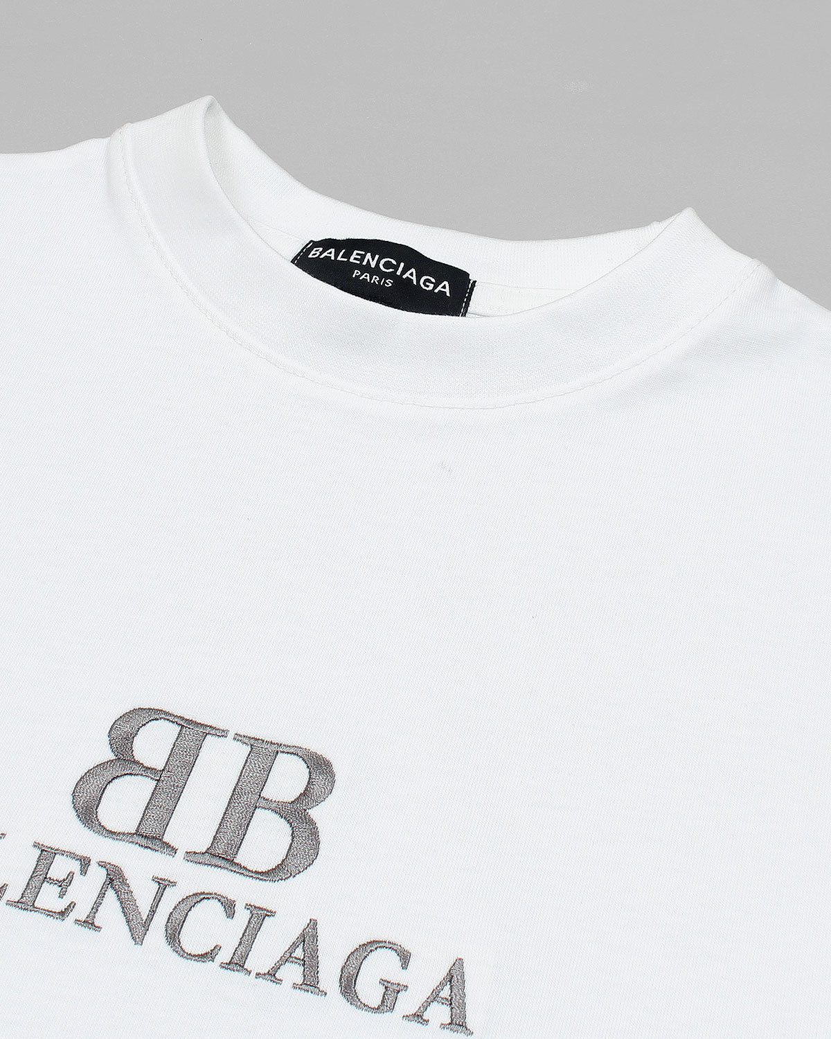 Balen. Oversized Motive Men Tee Shirt - White