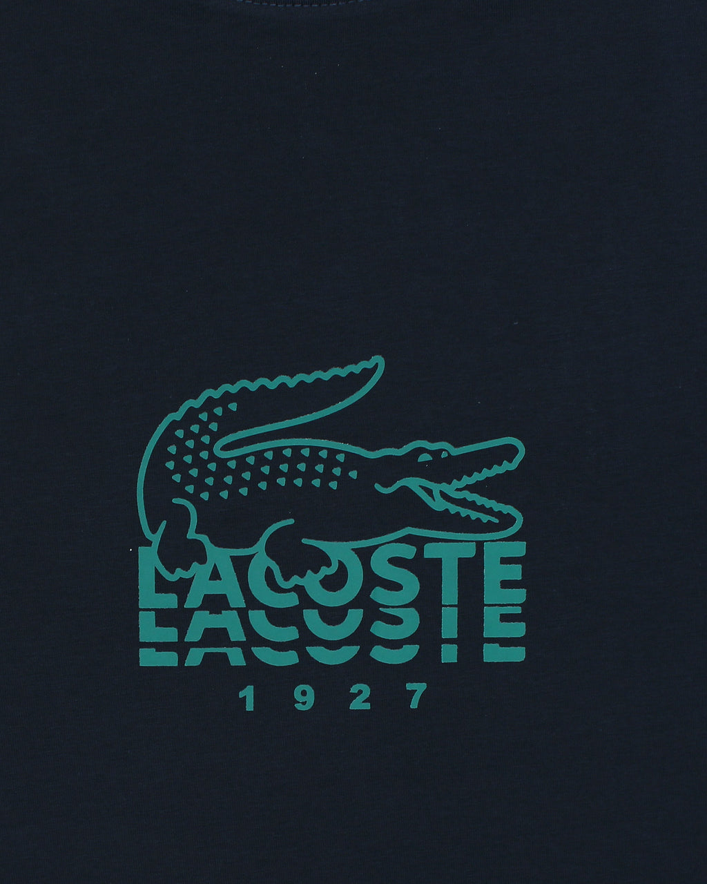 Lac. Men's Oversized Graphic Logo T-Shirt – Navy Blue