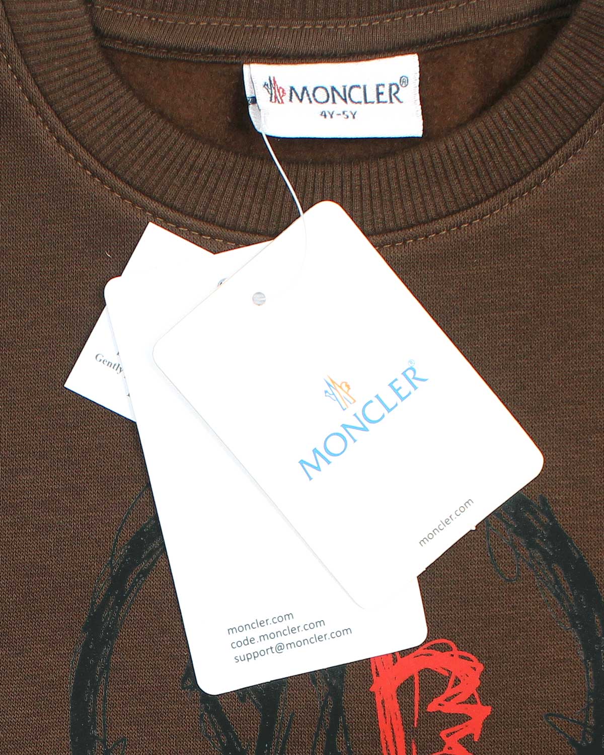 Mon. Kids Batch Sweatshirt - Brown