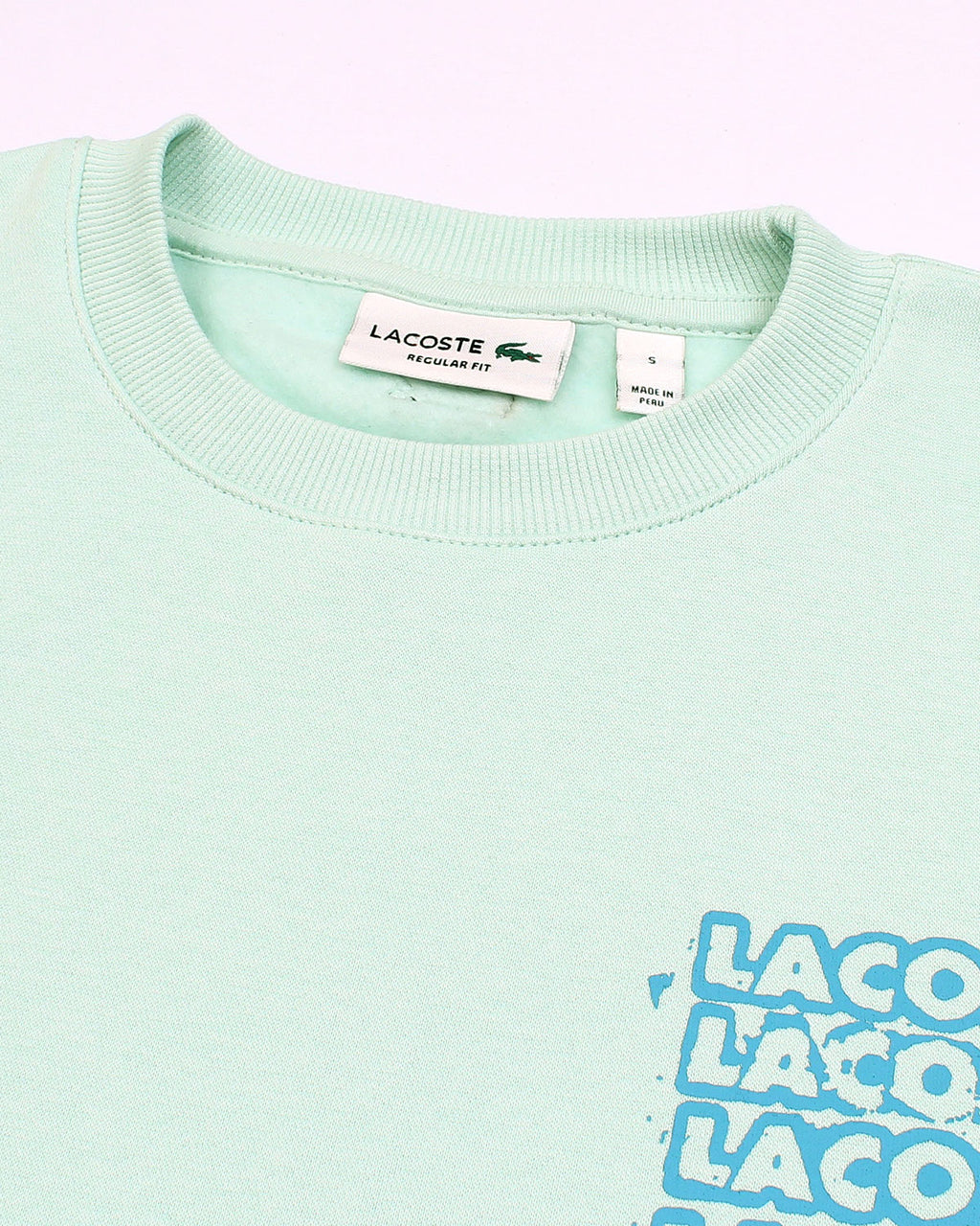 Loc. Logo Crew Neck Men's Sweat - Mint Green