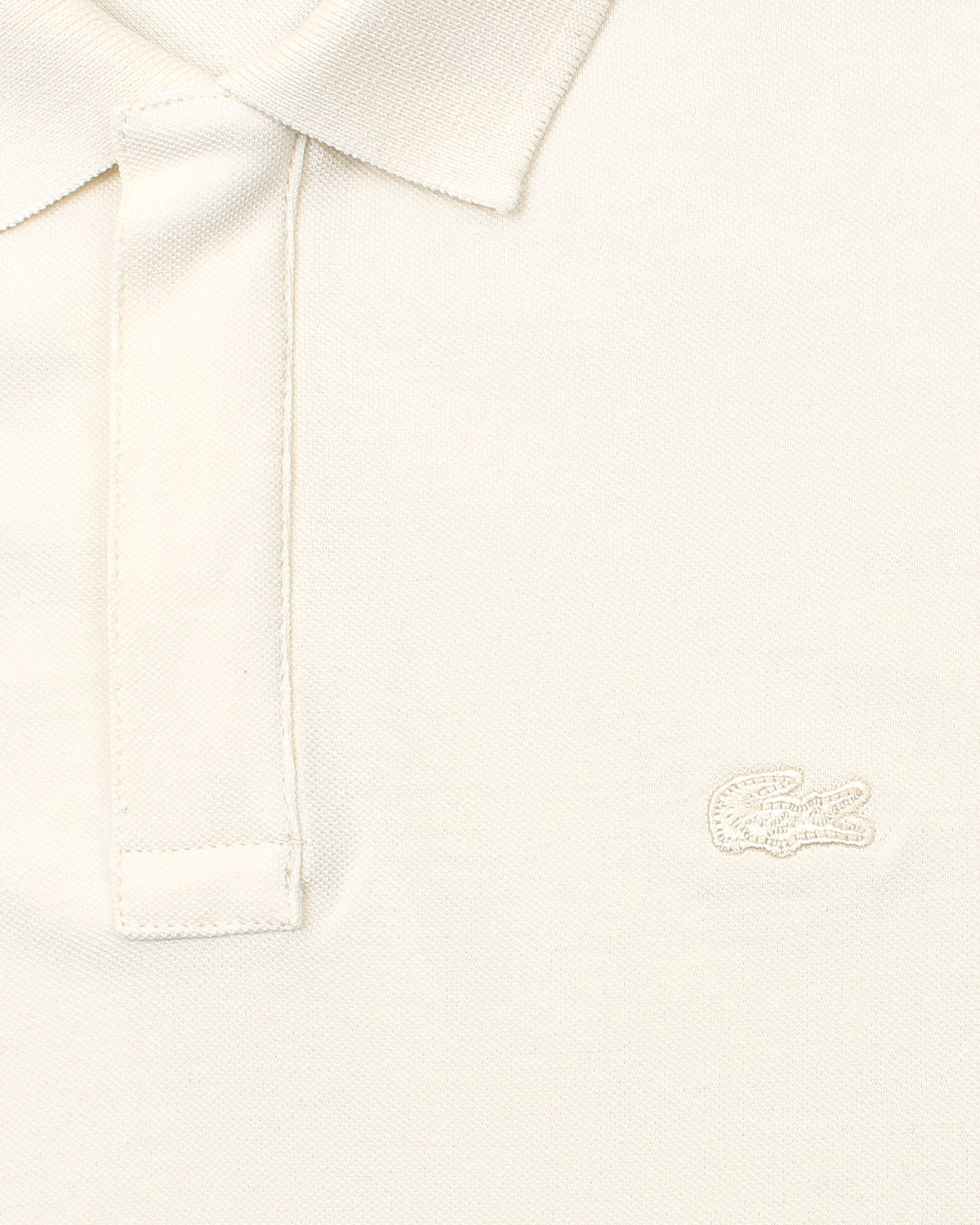 Premium Men's Lac. Classic Polo Shirt - Off White