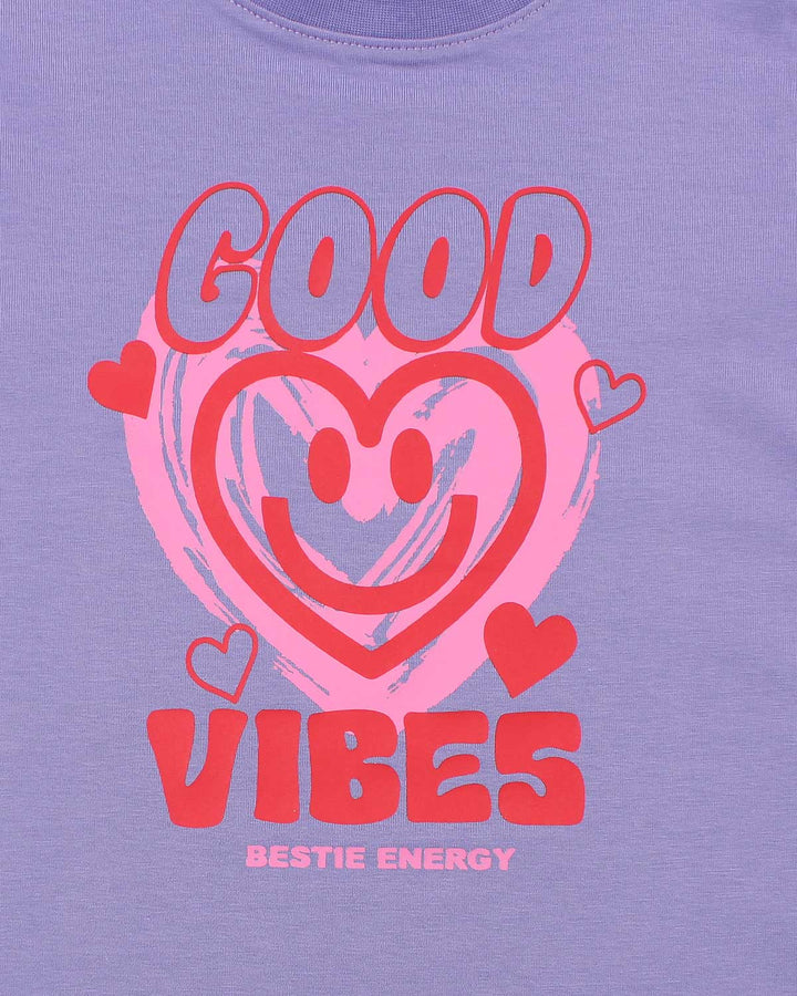 Kids Good Vibe Tracksuit - Lilac
