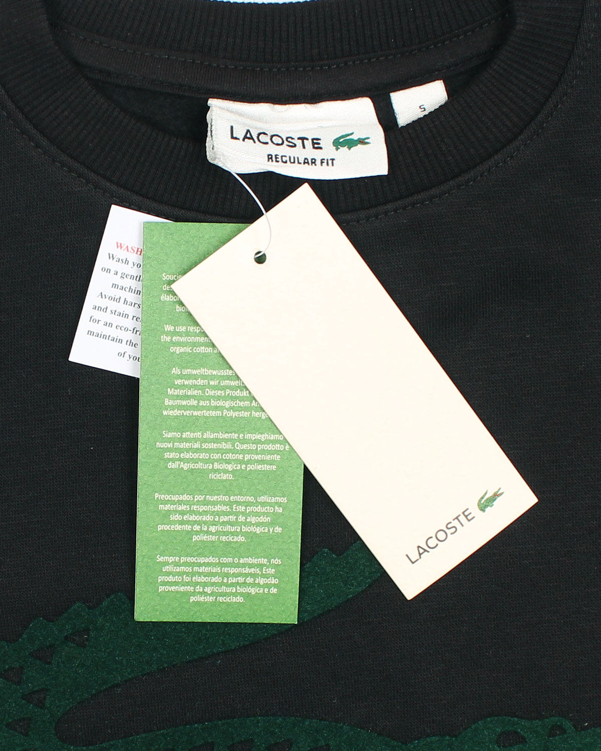 Premium Loc. Men's Croc Batch Sweat - Black