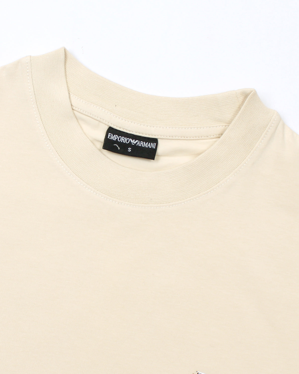 Premium Men's EA7 Oversized T Shirt - Off White