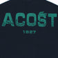 Lac. Men's Oversized Graphic Logo T-Shirt – Navy Blue
