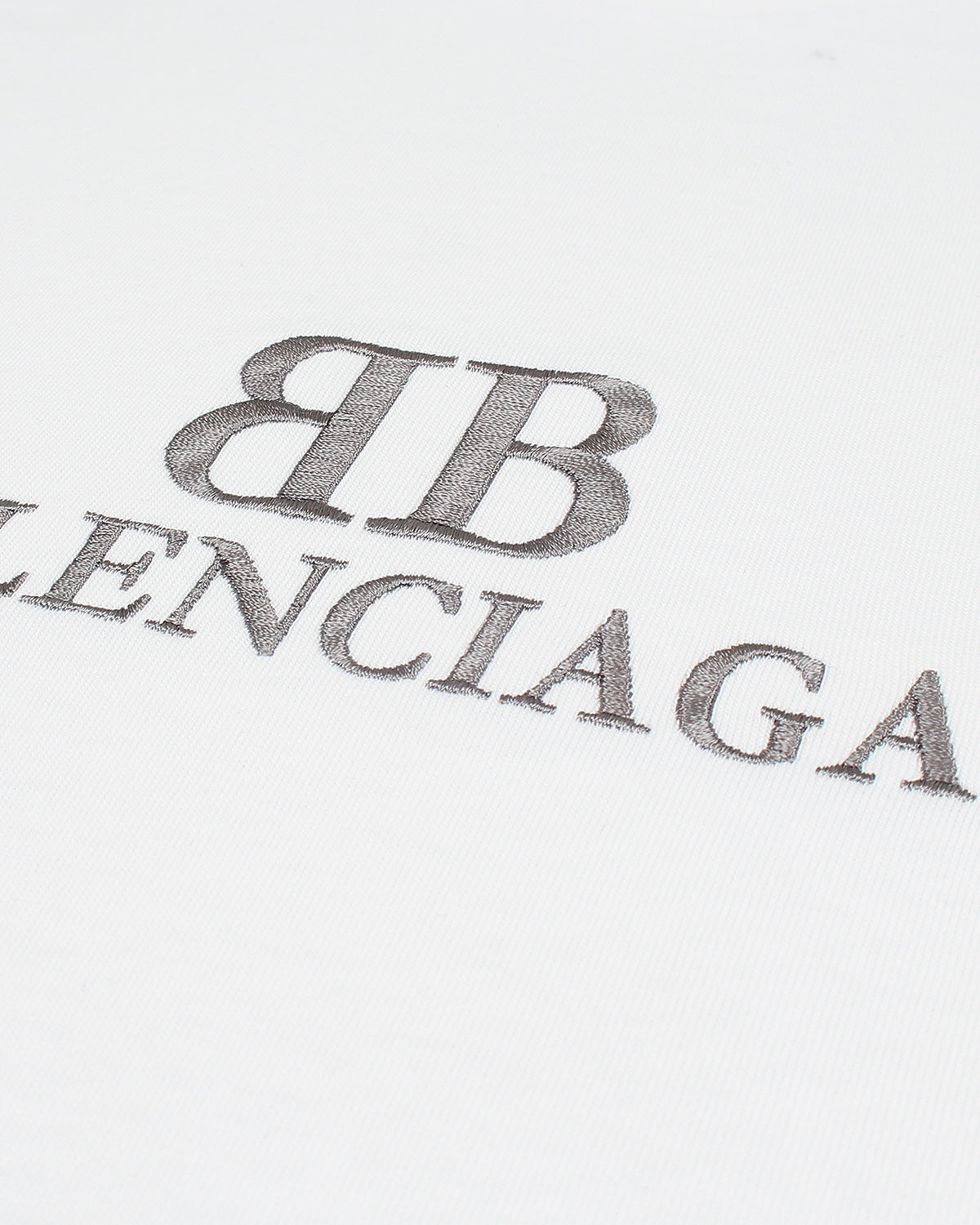 Balen. Oversized Motive Men Tee Shirt - White