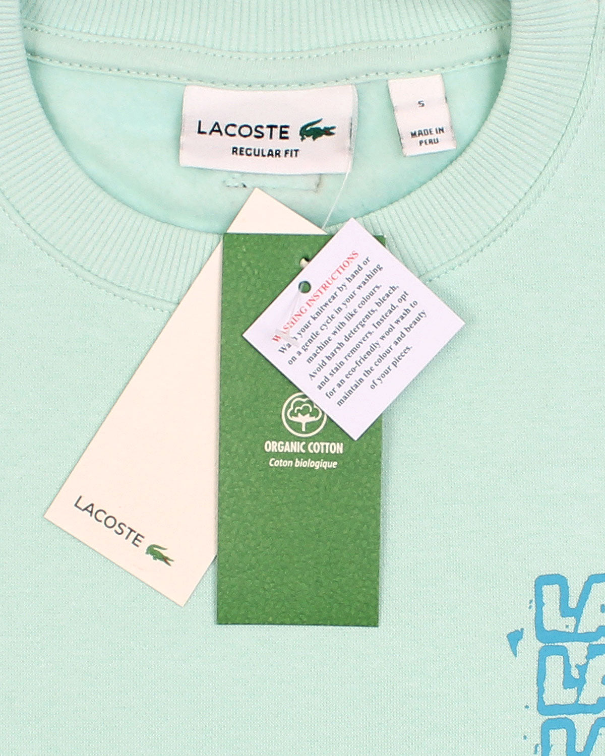 Loc. Logo Crew Neck Men's Sweat - Mint Green