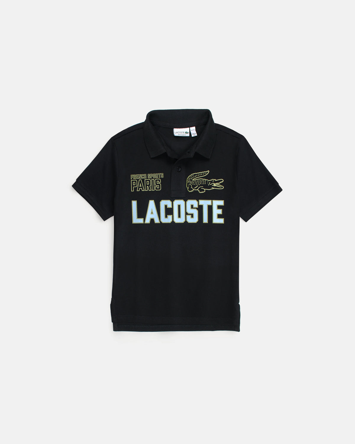 Premium Kids L-C-O-S-T Polo Shirt - Black