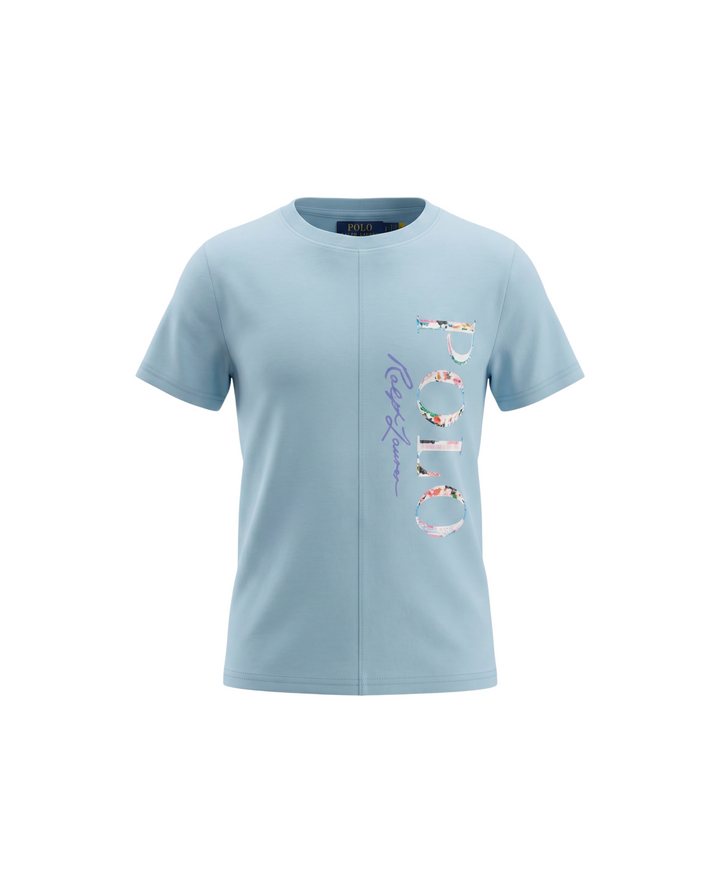 Baby Girls Polo Iconic Tee - Sky Blue