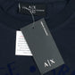 Premium A-X Flog Men Tee - Navy Blue