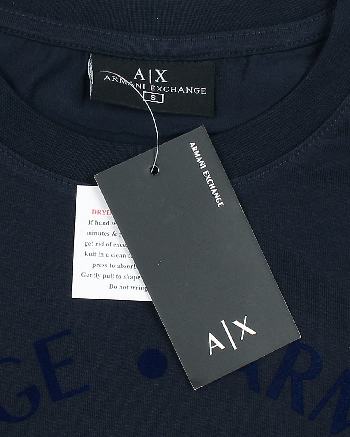 Premium A-X Flog Men Tee - Navy Blue