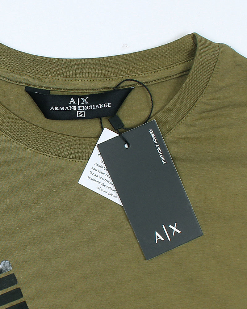 Premium A-X Black Gold Tee - Green
