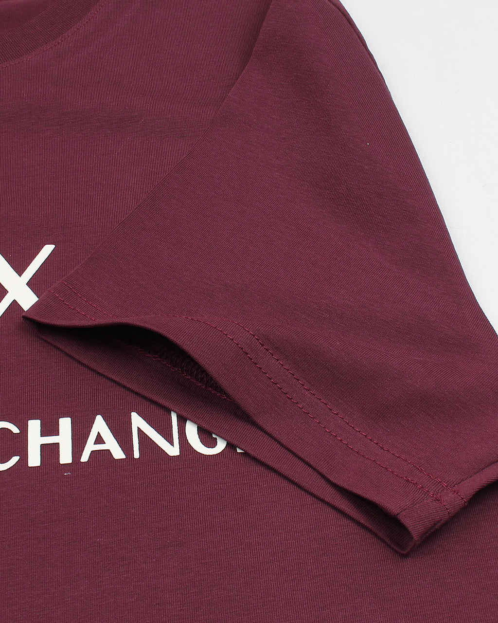 Exclusive A-X Sign Tee Shirt - Maroon
