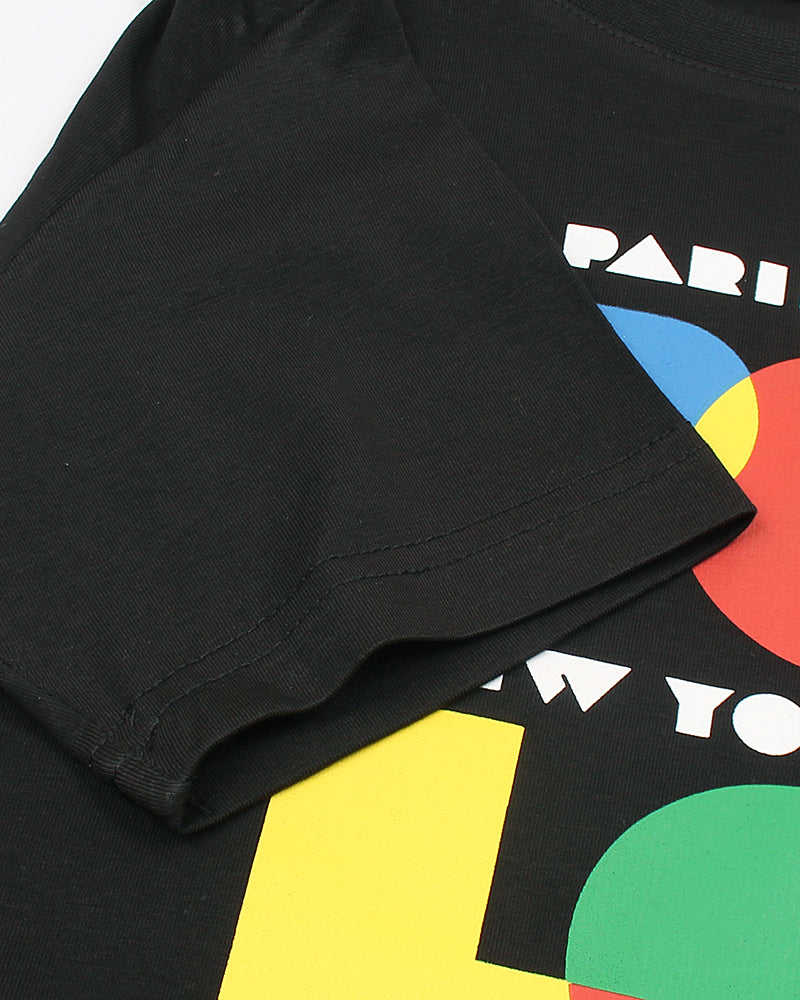 Exclusive Multi Polo Kids Tee - Black