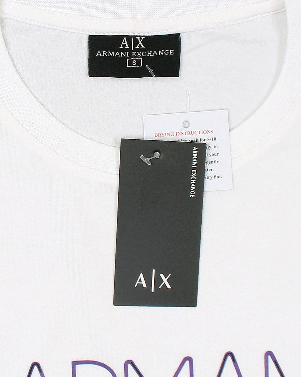 Exclusive A-X Signature Tee - White