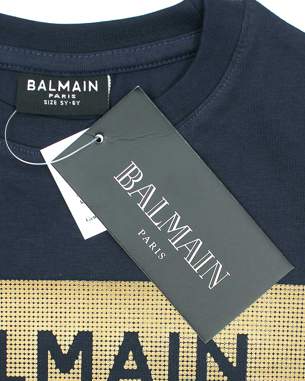Exclusive B-L-M-N Gold Tee - Navy