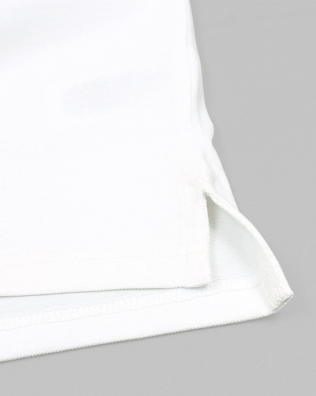 A-X Collar Design Polo - White