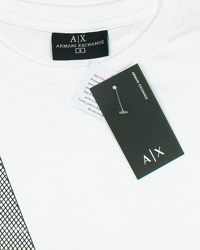 Exclusive A-X Designer Tee Men - White