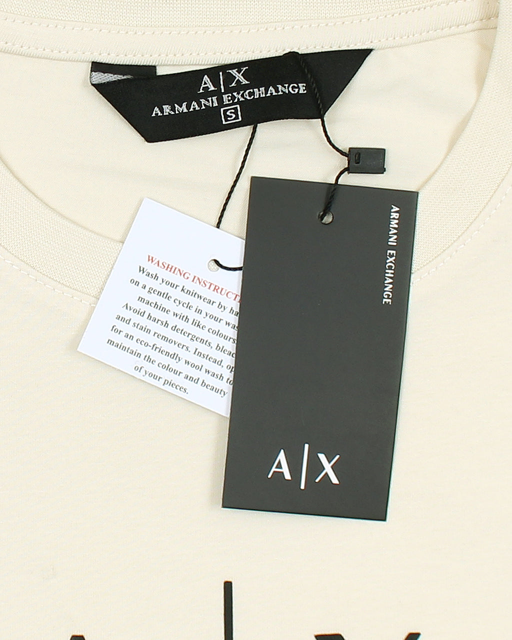 Exclusive A-X Sign Tee Shirt - off White