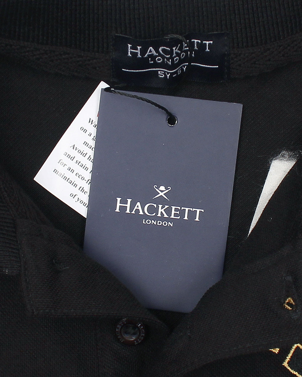 Premium HKT Kids Motive Polo - Black