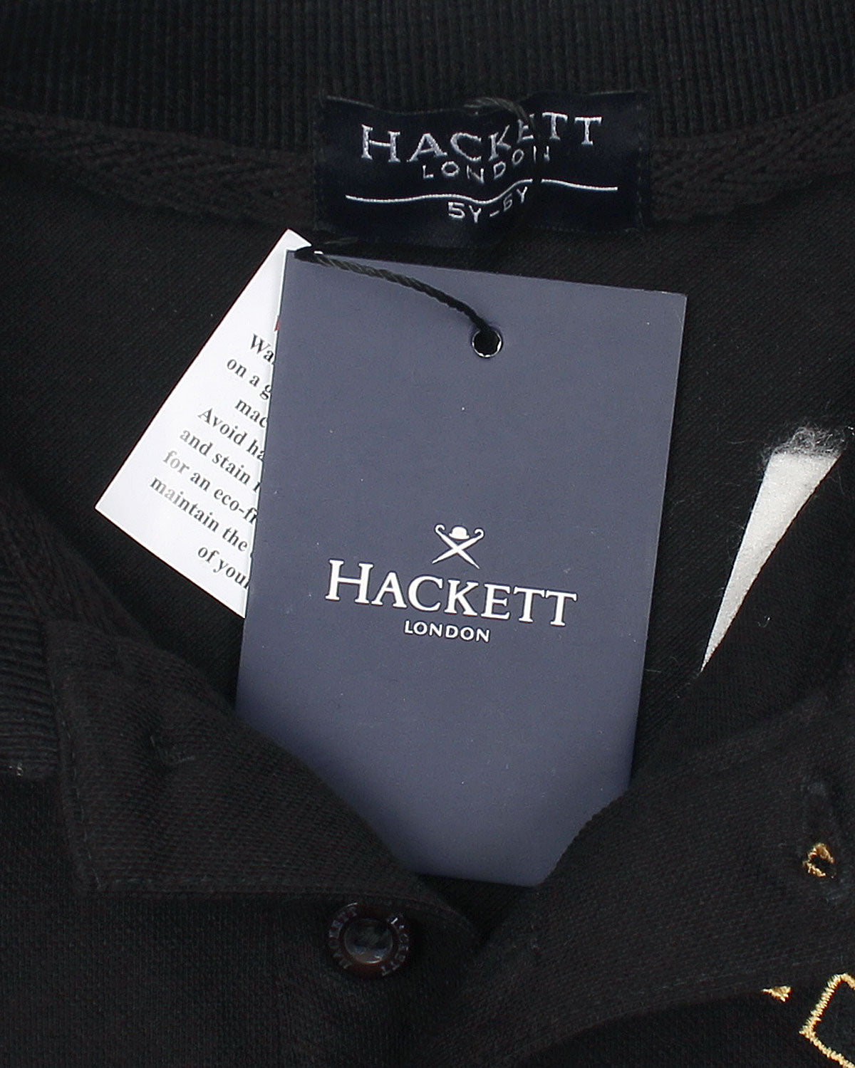 Premium HKT Kids Motive Polo - Black