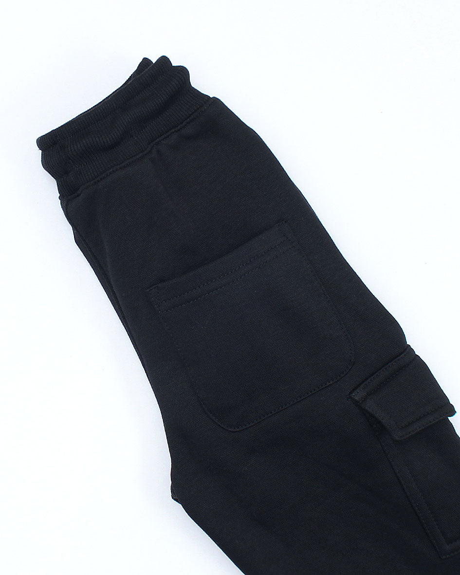 Exclusive Winter Kids R-L Pocket Trouser - Black