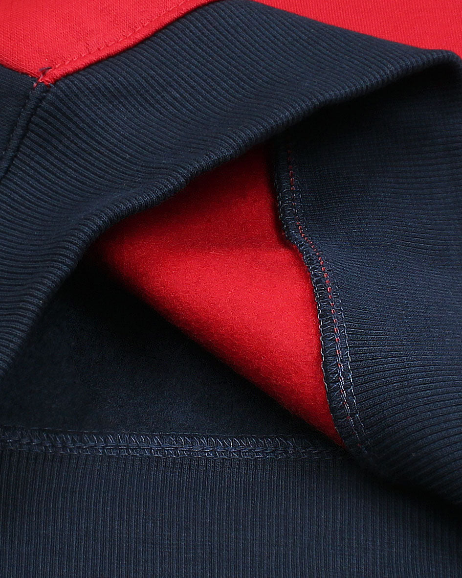 Premium L-S_C-T Boys Panel Sweat - B-R