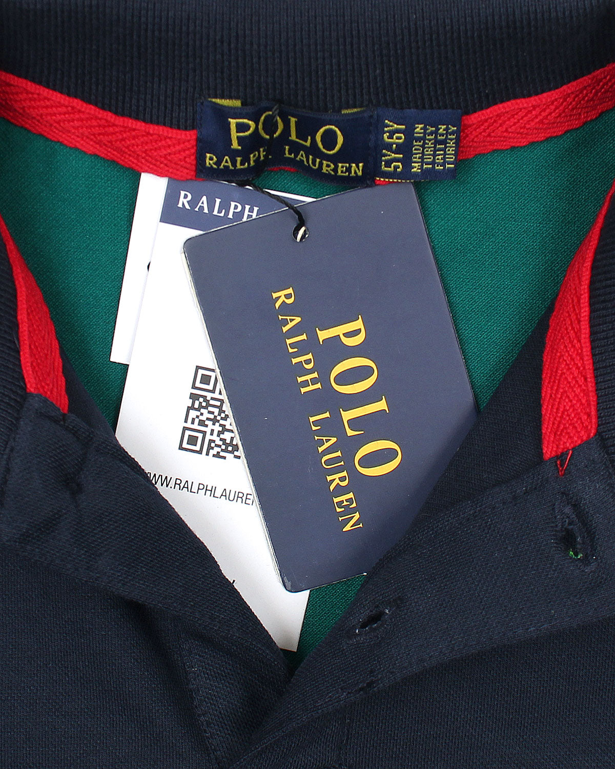 Premium Kids Coloured Polo - Navy Blue