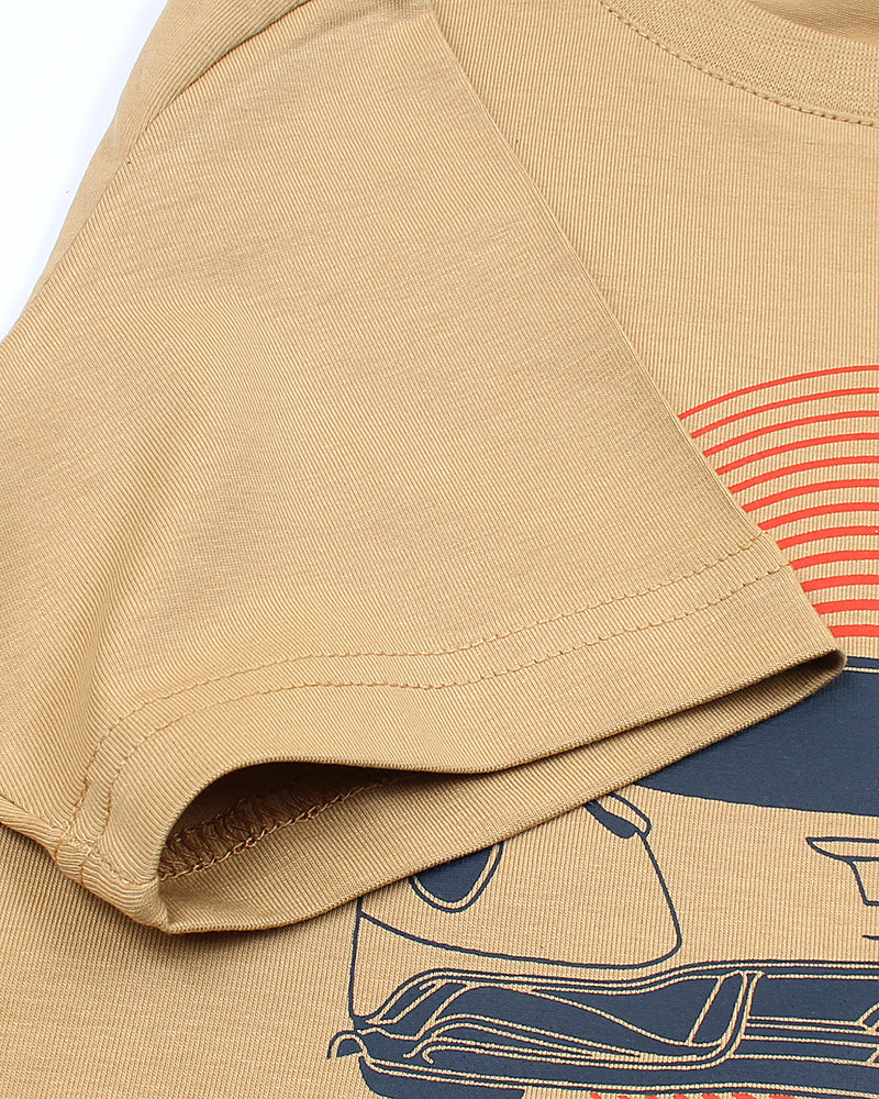 Premium HKT Aston Kids Tee - Beige