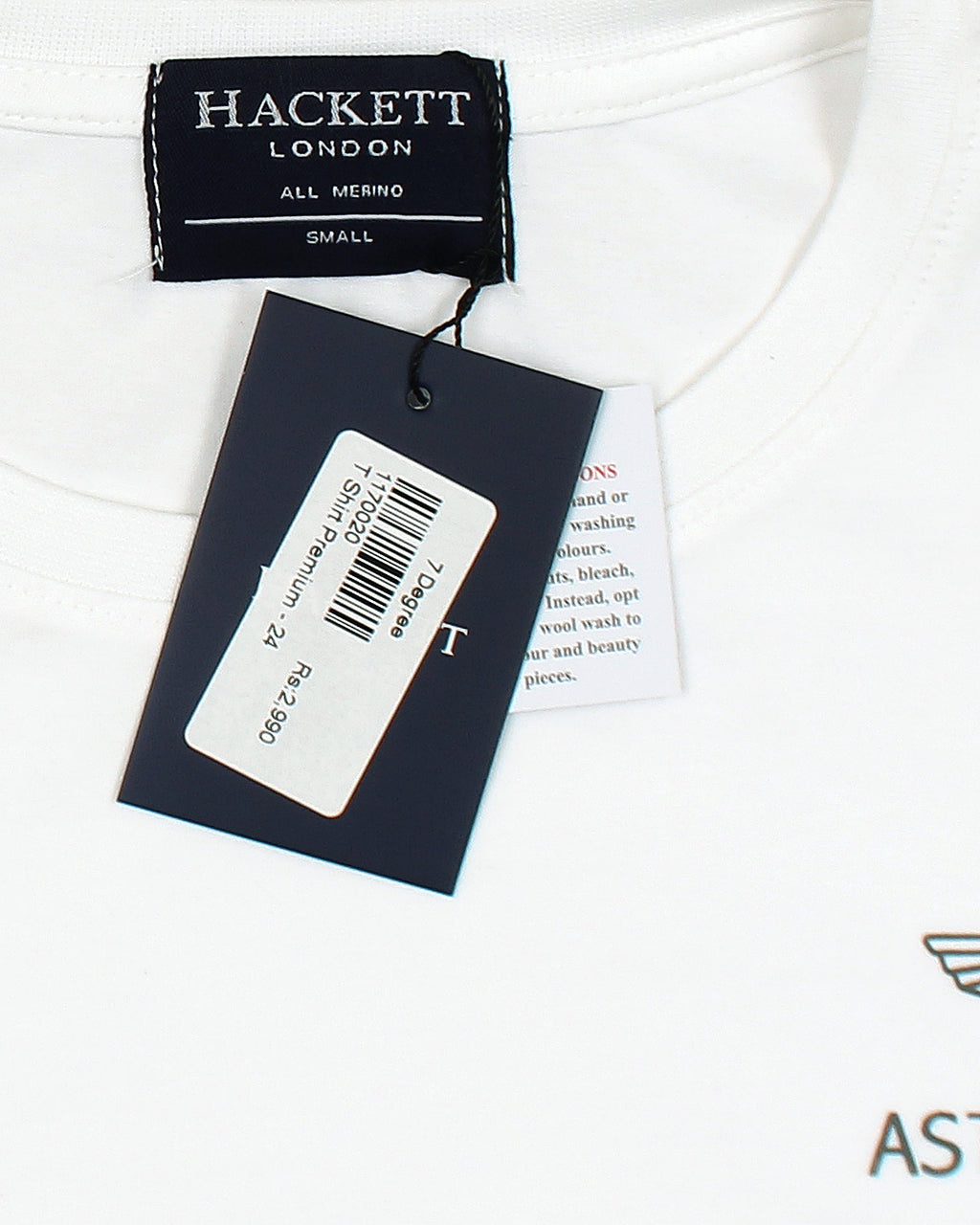 HKT Signature Tee - White