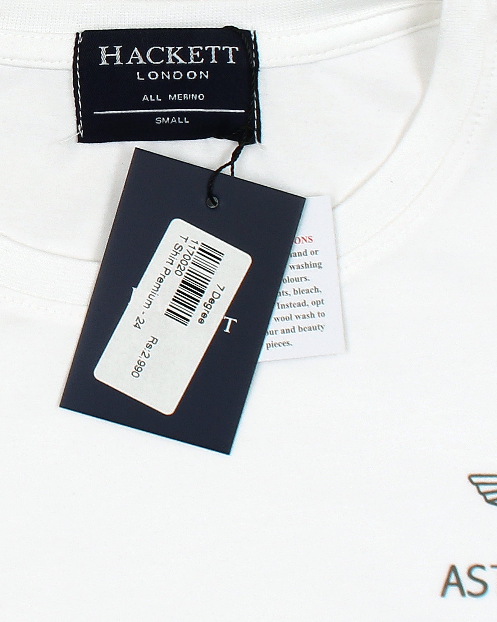 HKT Signature Tee - White