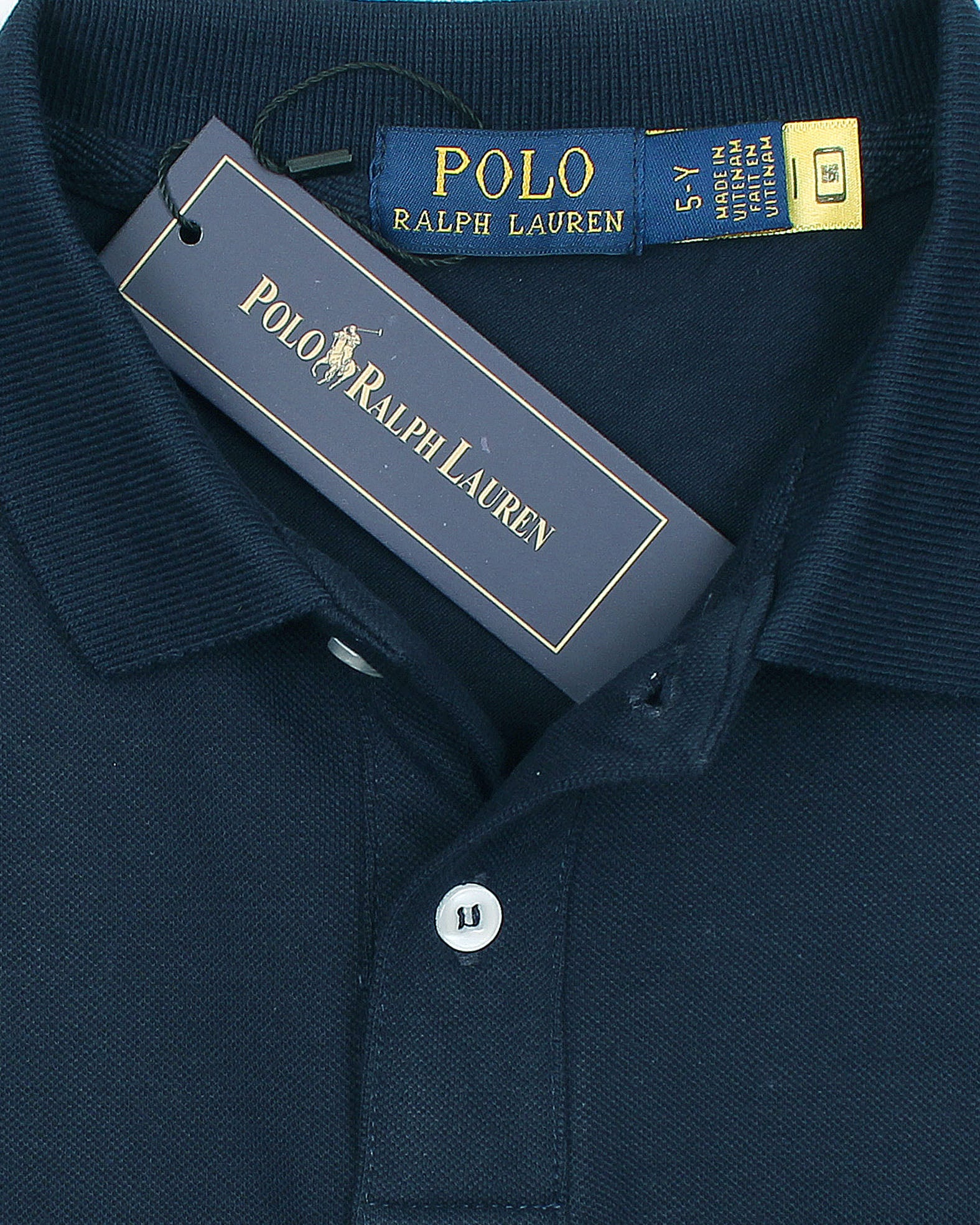 Exclusive R/L Kids Polo Shirt - Navy Blue