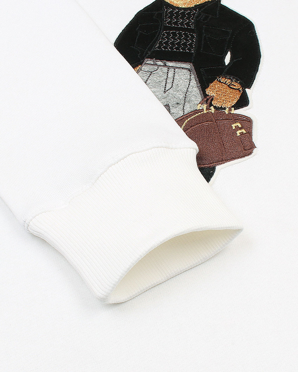 Exclusive Mens Bear Sweat - White