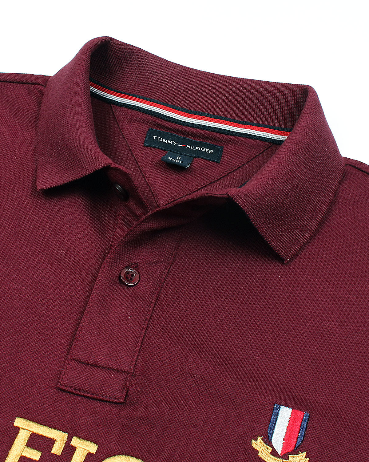 Premium Tommy Motive Polo - Maroon