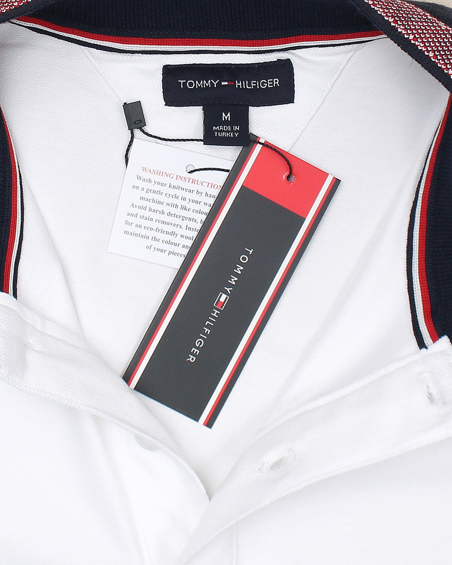 Premium Tommy Collar D. Polo - White