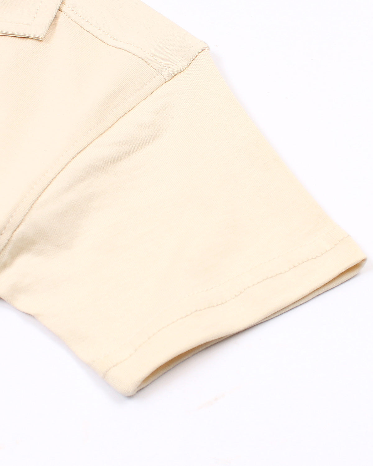Kids Notch Lapel Tracksuit Set - Off White