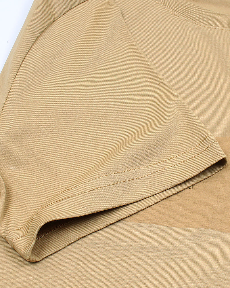 HKT Signature Tee - Beige