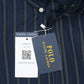 Premium Down Button Lined Shirt - Grey & Blue