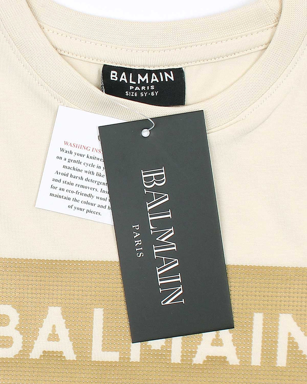 Exclusive B-L-M-N Gold Tee - Off White