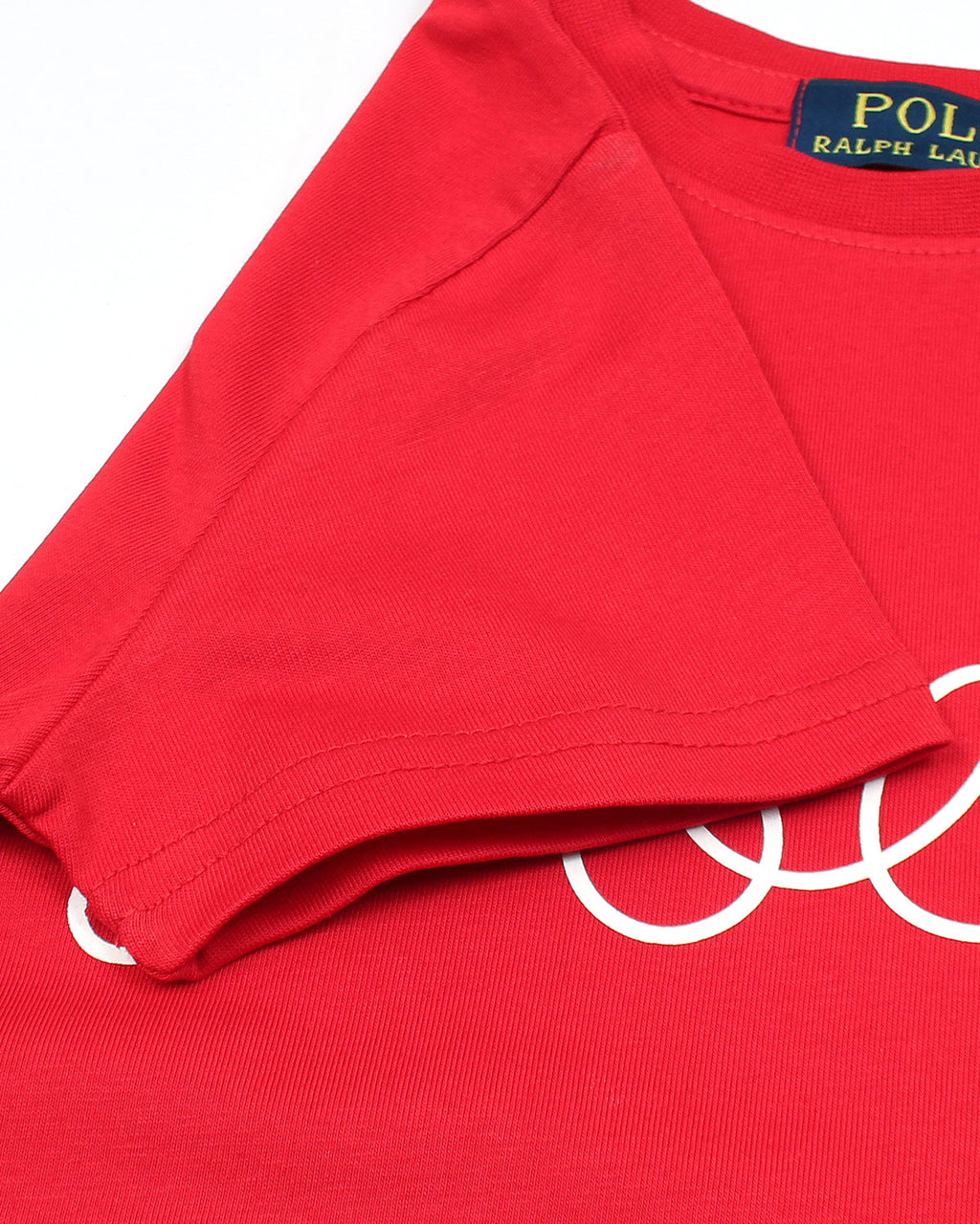 Exclusive Baby Girl R/L Polo Tee - Red