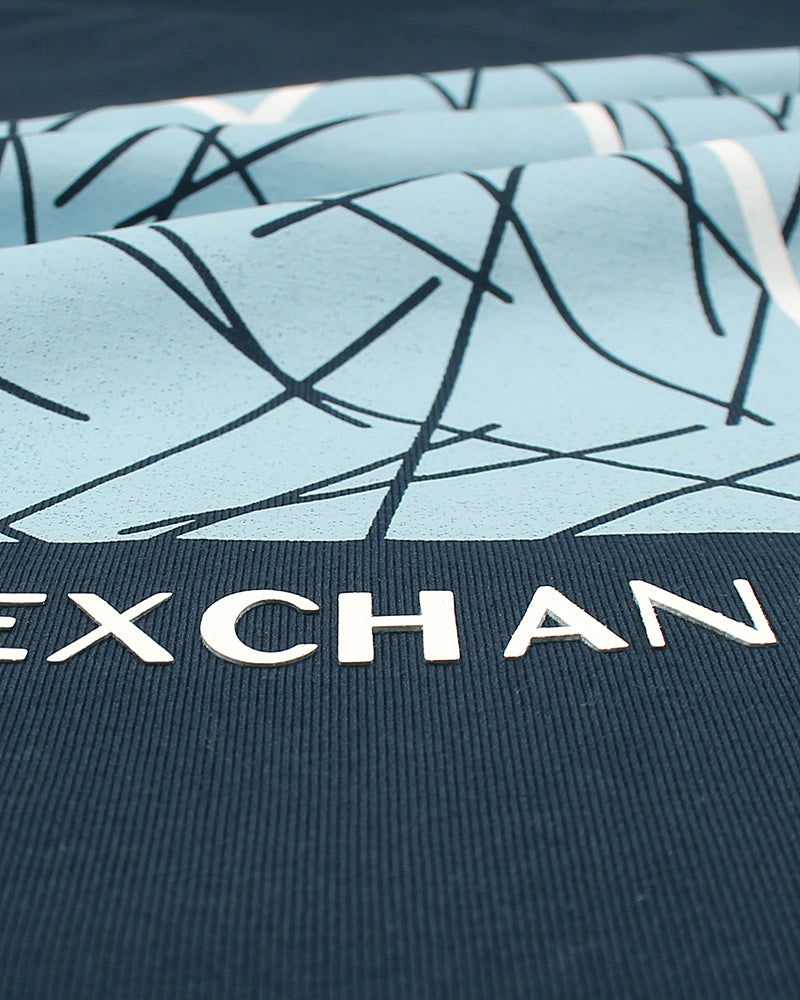 A/X World Design Tee - Navy Blue