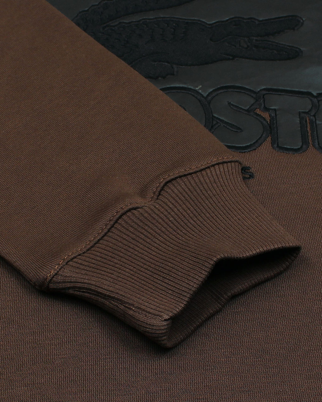 Premium Loc. Leather Men Sweat - Brown