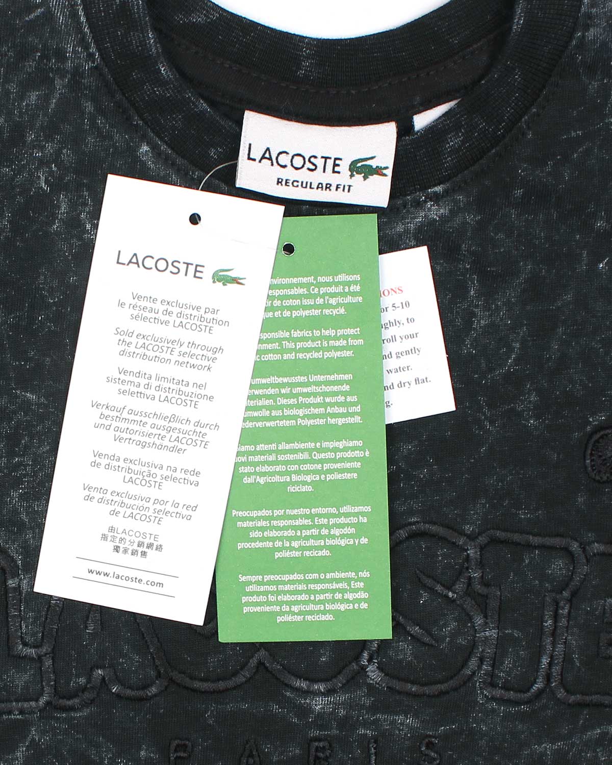 Premium Kids Acid Wash Co-ord Set - Black