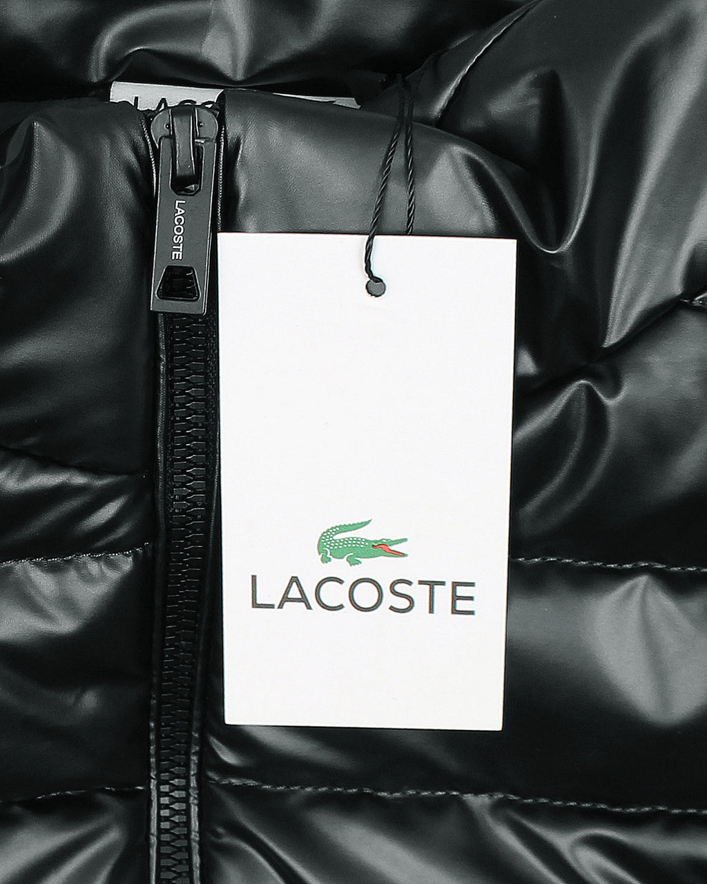 Premium Mens Quilted Nylon L-C-O-S-T Gillet - Black