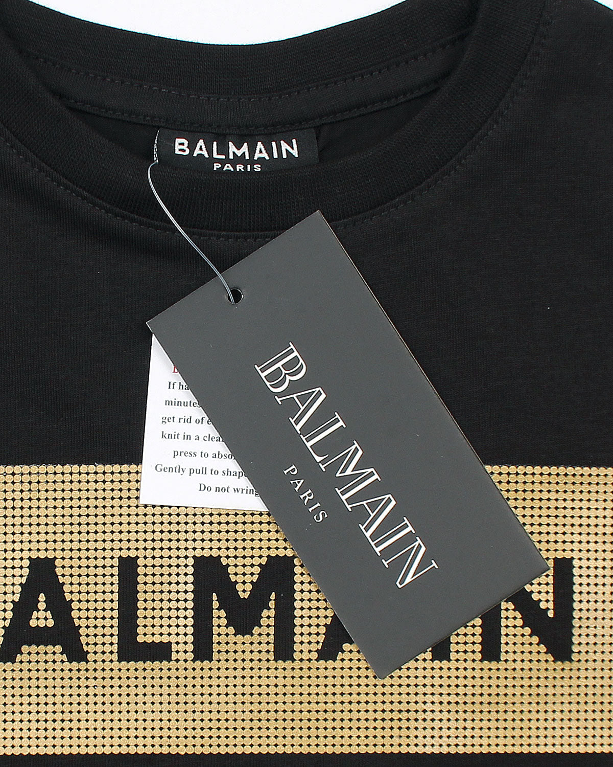 Exclusive B-L-M-N Gold Tee - Black
