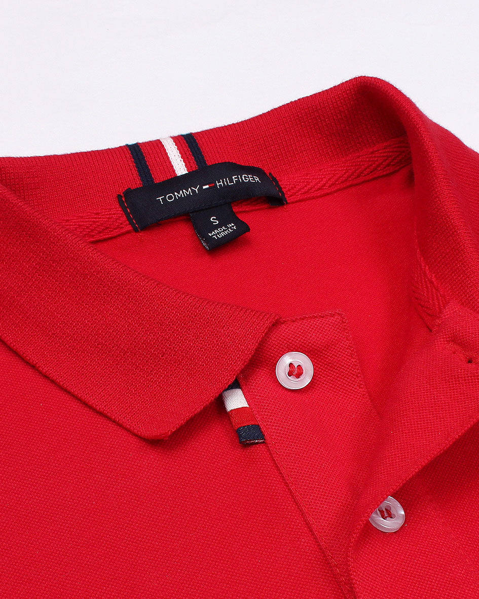 Premium Emb Tommy Polo - Red