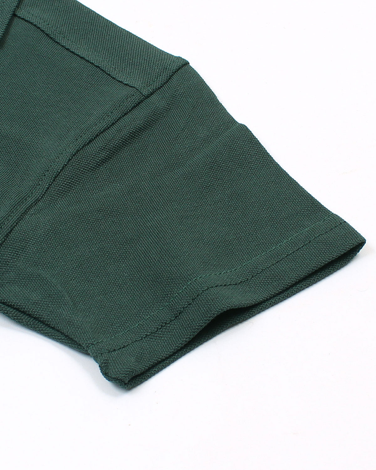 Kids Notch Lapel Pique Tracksuit - Green
