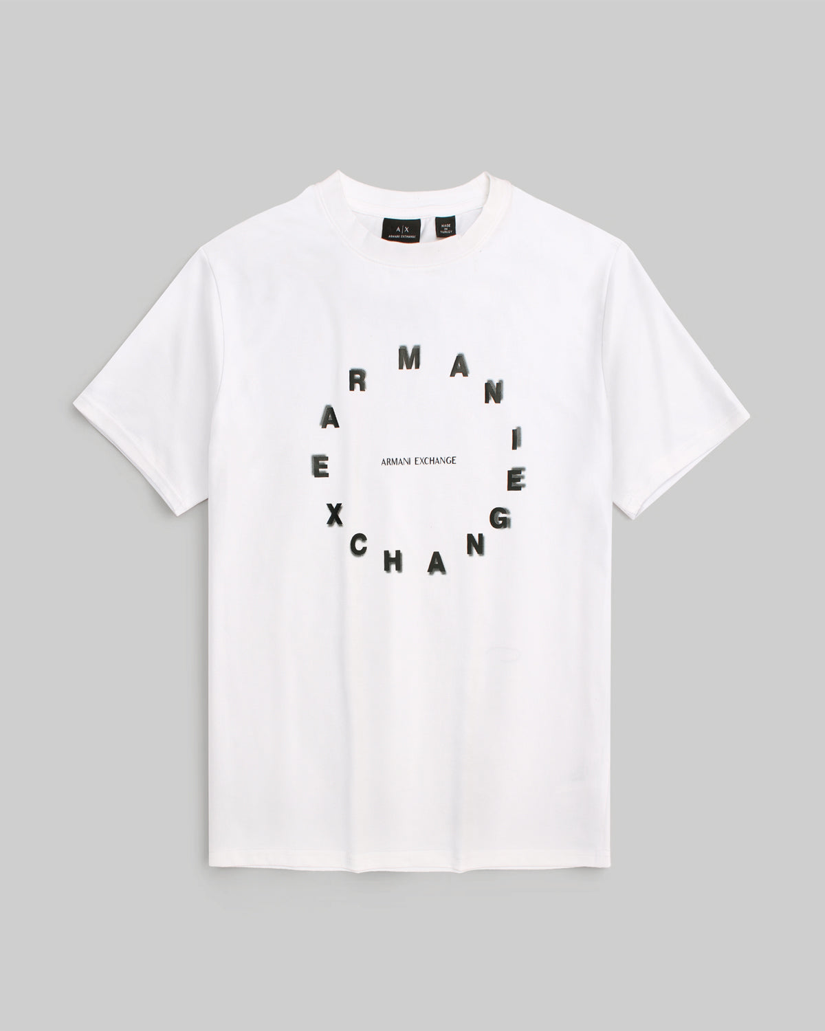 Men's A-X Round T Shirt - White