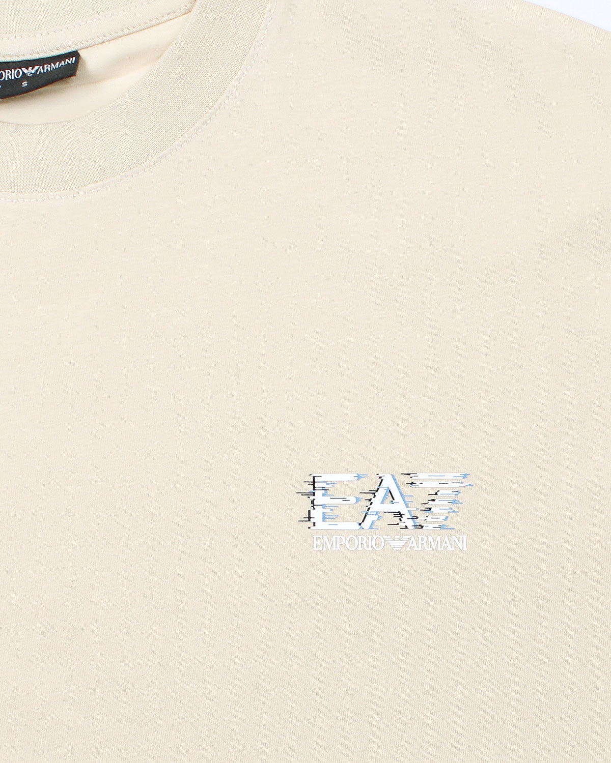 Premium Men's EA7 Oversized T Shirt - Off White